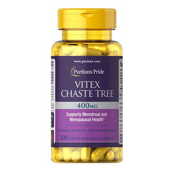 Puritan's Pride Vitex Chaste Tree 400 mg 100 капсул