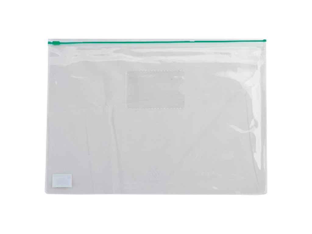 Папка-конверт А5, пласт. блискавка, зелений BM.3947-04 (12шт/уп) ТМ BUROMAX, фото 1