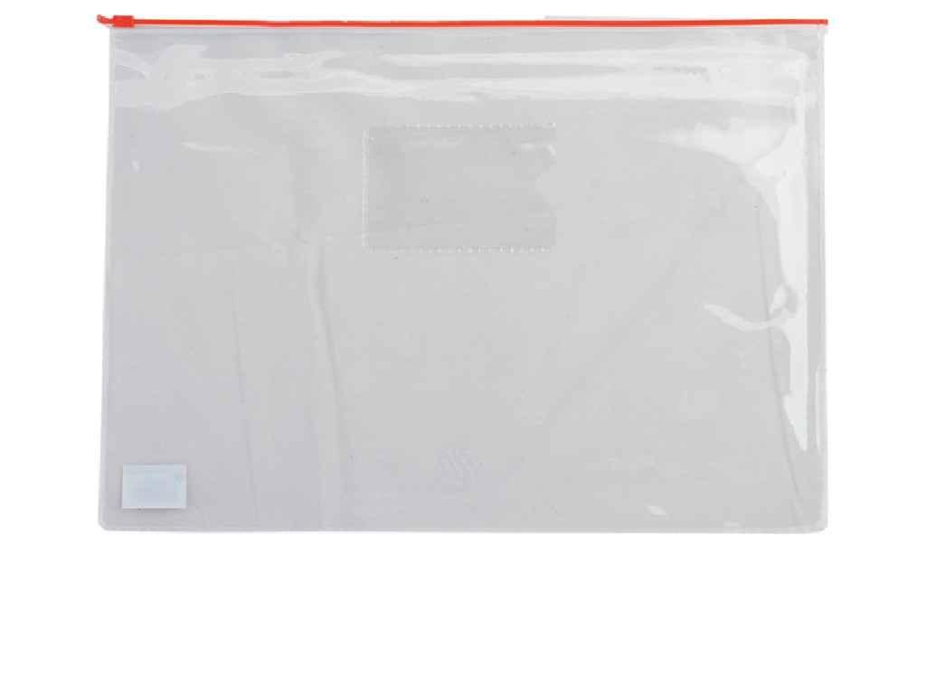 Папка-конверт А5, пласт. блискавка, червоний BM.3947-05 (12шт/уп) ТМ BUROMAX, фото 1