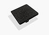 Ручка квадратна кнопка 40х40мм чорна Texture, фото 5