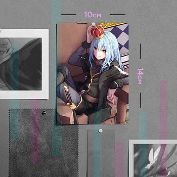 "Рімуру Темпест (Про моє переродження в слиз / TenSura)" плакат (постер) розміром А6 (10х14см)