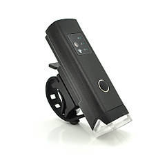 Ліхтарик велосипедний HJ-047, 5 режимів, вбудований акумулятор, кабель, BOX