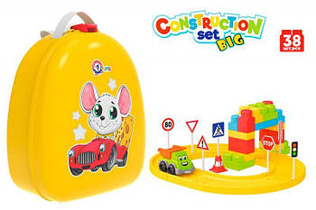 Іграшка "Конструктор у рюкзаку ТехноК" 8652 G-Rich