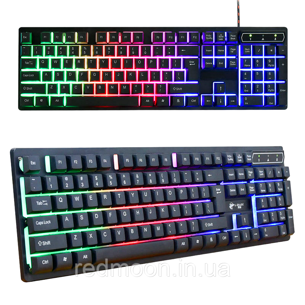 Купить Игровая клавиатура с RGB подсветкой, от USB, AT-6300 ...