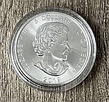Срібна Монета Канади 5 доларів 2019 р. Ведмідь Гризлі Тіраж 100 шт., фото 2