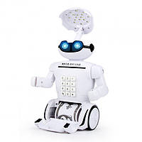 Робот сейф с кодовым замком и настольная лампа 10 мелодий Robot Piggy Bank белый