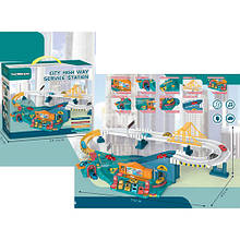 ТРЕК 6601A 6601A машинка 4 шт., дорожні знаки, свербіння, світ, у кор-ку, 35-29-16