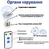 Лампа аварійного освітлення з акумулятором і пультом під цоколь Е27 Nectronix EL-701 (хол. світло), фото 8