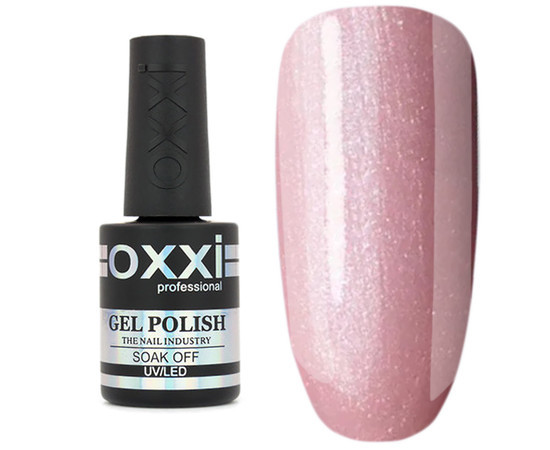 Гель-лак Oxxi Professional No 032, Рожевий з мікроблеском, 10 мл