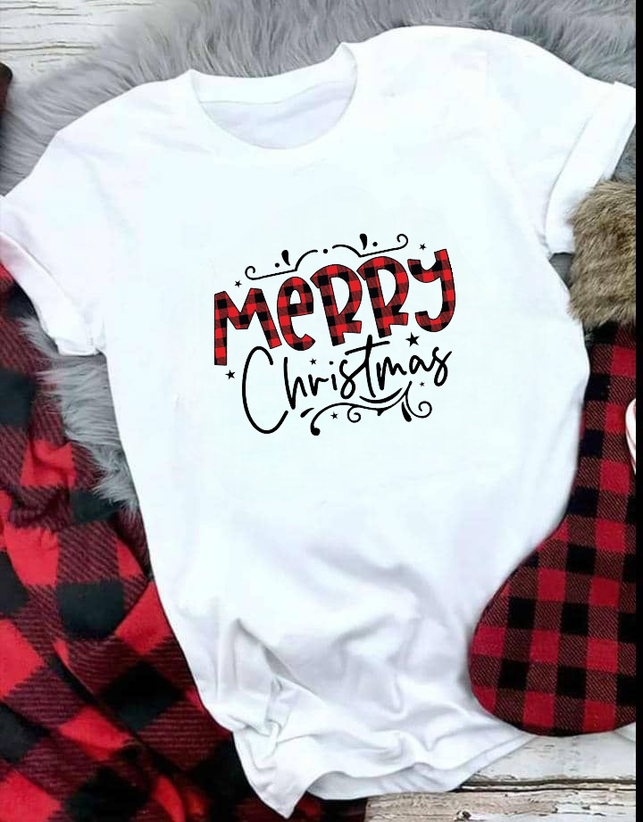 Новорічна футболка на фотосесію Merry Christmas 4
