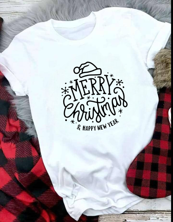 Новорічна футболка на фотосесію Merry Christmas 5