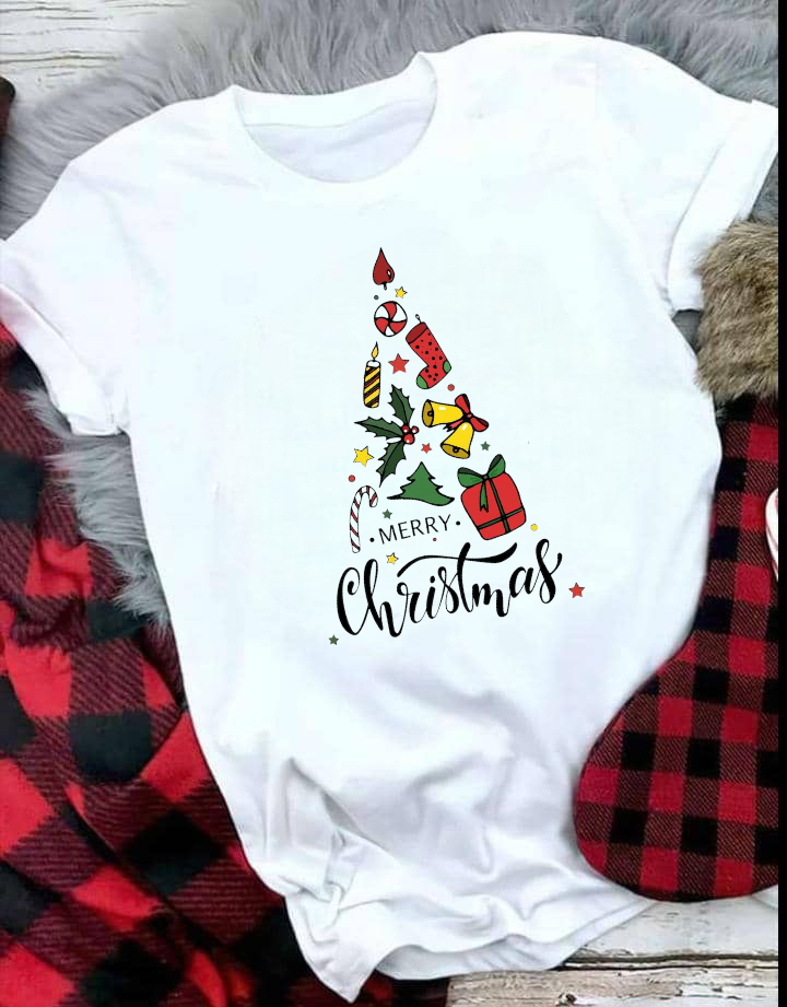 Новорічна футболка на фотосесію Merry Christmas 7