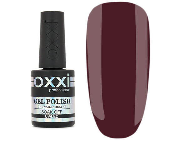 Гель-лак Oxxi Professional No158 марсала, ємаль, 10 мл