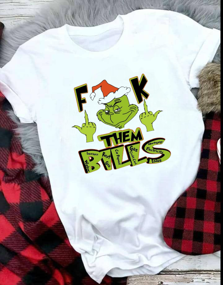 Новорічна футболка на фотосесію F*K Them BILLS