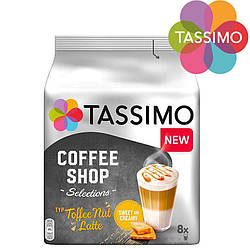 Кава в капсулах Tassimo Toffee Nut Latte Карамельно-Горіхова 8 порцій Німеччина Тассімо