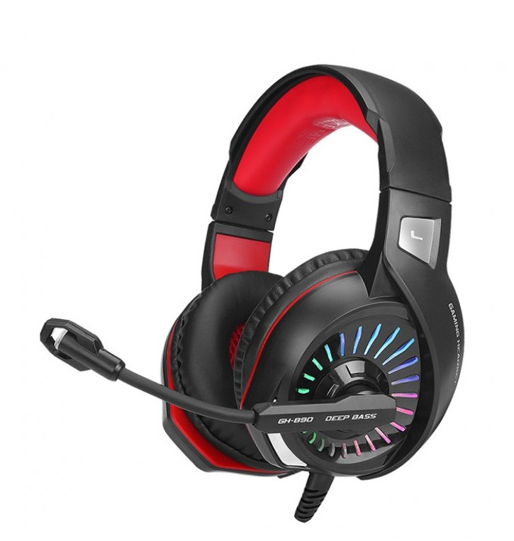 Навушники ігрові з мікрофоном XTRIKE ME Gaming RGB Backlight GH-890, Black, фото 1