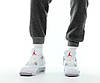 Чоловічі кросівки Nike Air Jordan 4 Retro White Cement (с мехом) 308499-104, фото 10
