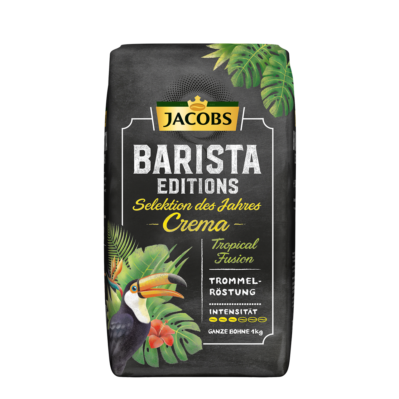 Кава в зернах Jacobs Barista Crema Tropical 1кг 100% Арабіка Німеччина Якобс Крема Тропикал