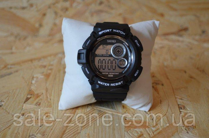 Спортивные мужские наручные часы Skmei 1222 (Черный) - фото 4 - id-p1721410806