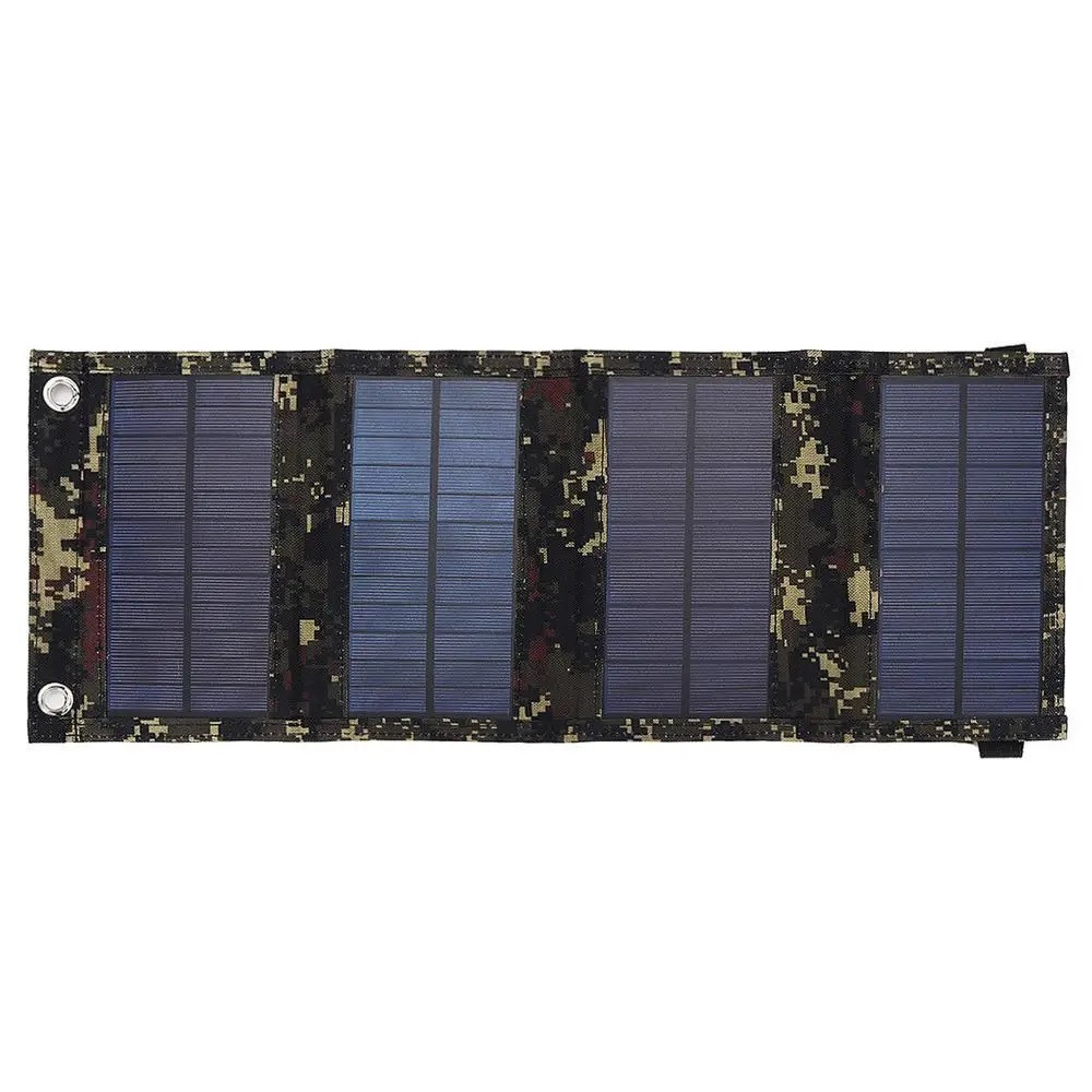 Сонячна панель Solar Power портативна зарядна станція складана з USB 5V - 10W камуфляж (код: SPH10), фото 1