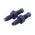 Гвинти регулювання клапанів + гайки. к-т на 2 клапани 178F, фото 2