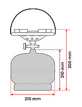 Газовий балон пікнік кемпінговий 5 л, портативна газова плита, фото 3