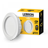 Світильник вбудов. LED, L-DR-1241, 12W, 900LM, 4100K 12-08-12 Арт.38855 Lebron