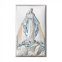 Ікона срібна Valenti Матір Божа Непорочного Зачаття (9 x 15 см) 81322 3XL COL