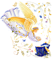 Ангелочки 51 Вафельна картинка 