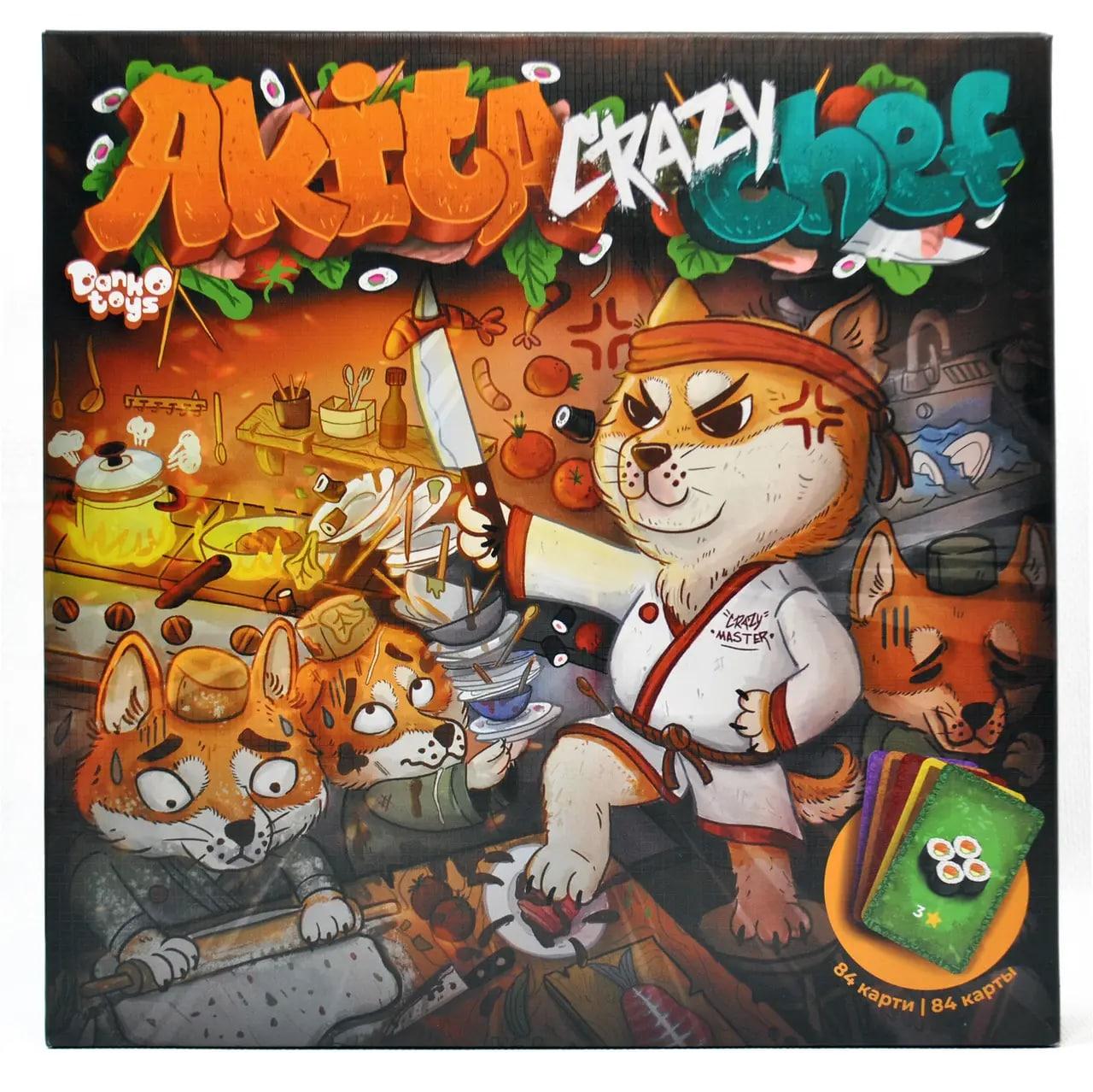 Настільна розважальна гра Akita Crazy G-ACC-01-01 Chef Danko Toys, Настільна розважальна гра Danko Toys, фото 1