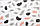 Килим бавовняний Mood Mosaic білий з кольоровим малюнком, ручна робота, фото 9