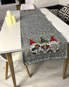 Новорічна доріжка-ранер на стіл вишита(1,5м.*0,4м.)