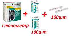 Акційний набір Глюкометр+100полосок+100ланцетов