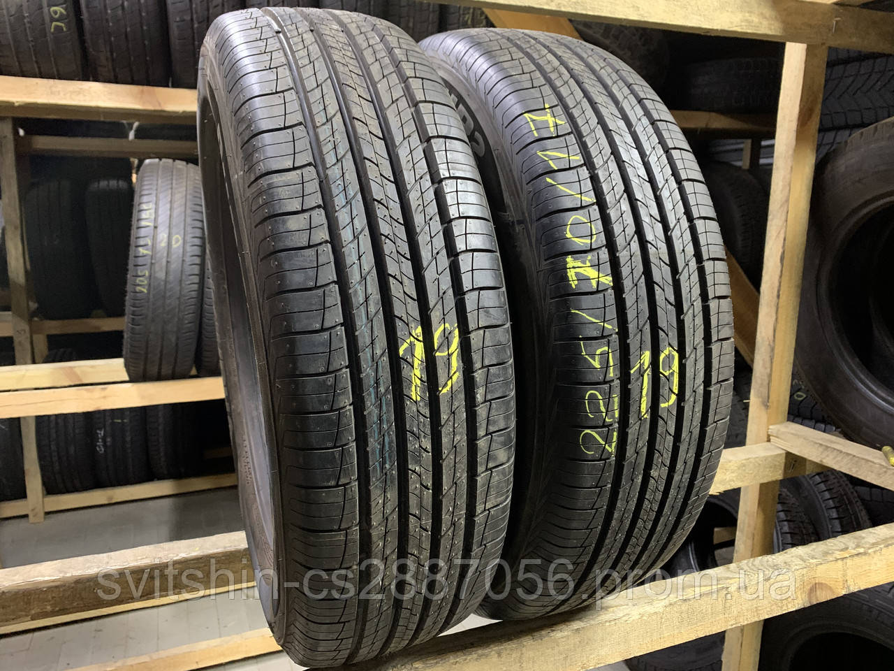 Шини літо 225/70R17 Hankook Dynapro HP2 9мм 19рік, фото 1