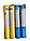 Кольоровий дим патріотичний набір Жовтий Блакитний Maxsem MA0511 Patriot 60 сек, 4 шт/уп, фото 4