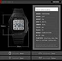 Чоловічий наручний годинник Skmei 1278 Чорний, фото 4