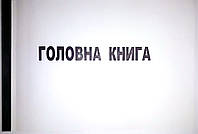 Головна книга А4 офсет 48 л шнурівка з №