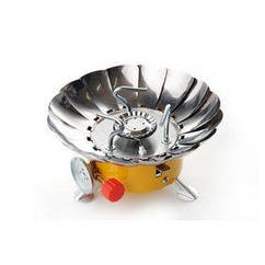 Портативна газова плита Тюльпан із вітрозахистом 210*210*100 мм СИЛА