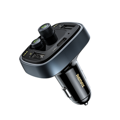 Автомобільний зарядний пристрій + FM ресивер Remax RCC-230 (3xUSB, 4.8 A) Black (6972174156392)