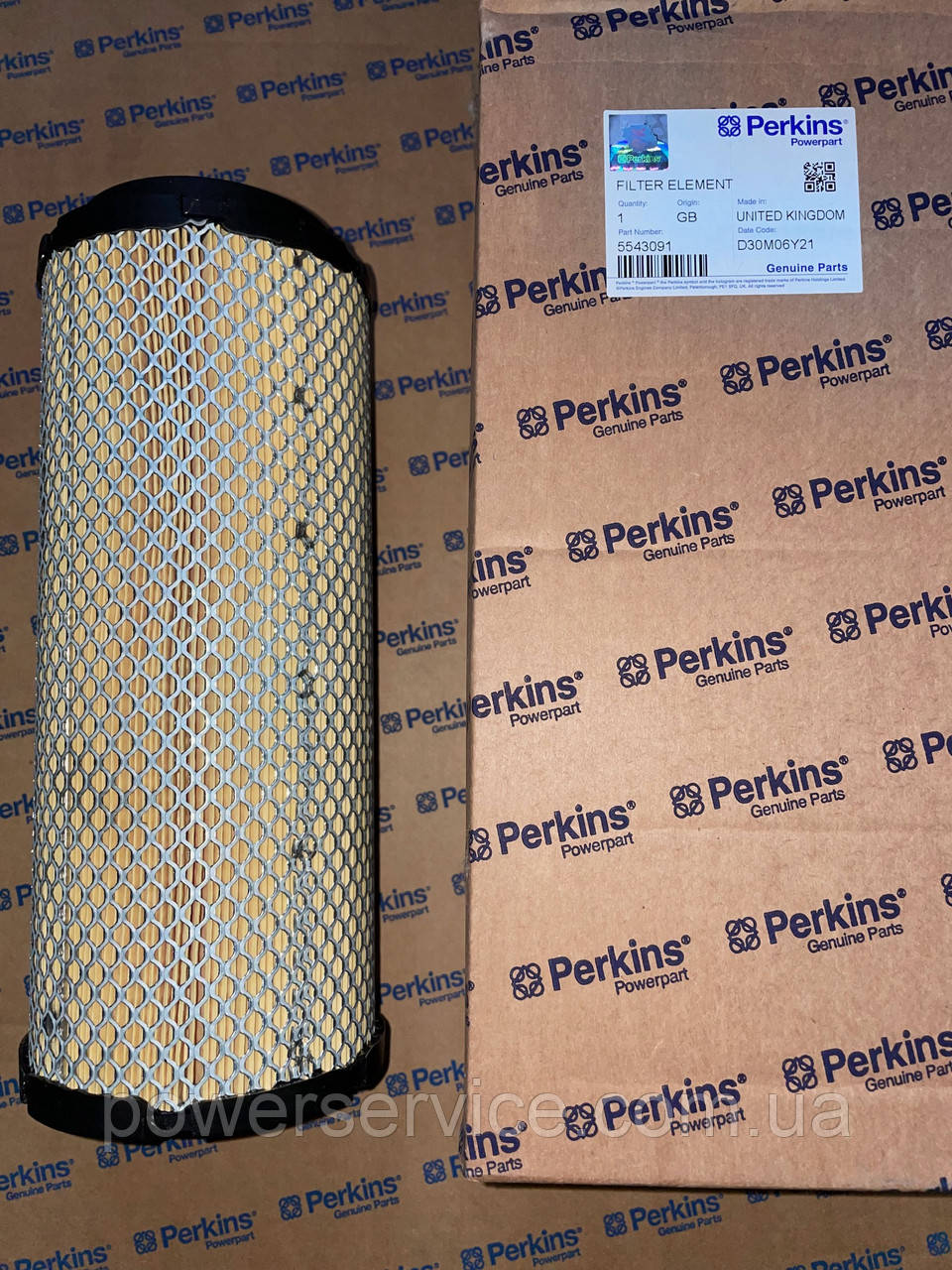 Повітряний фільтр 135326205,5543091 Perkins, Перкінс, Перкінс