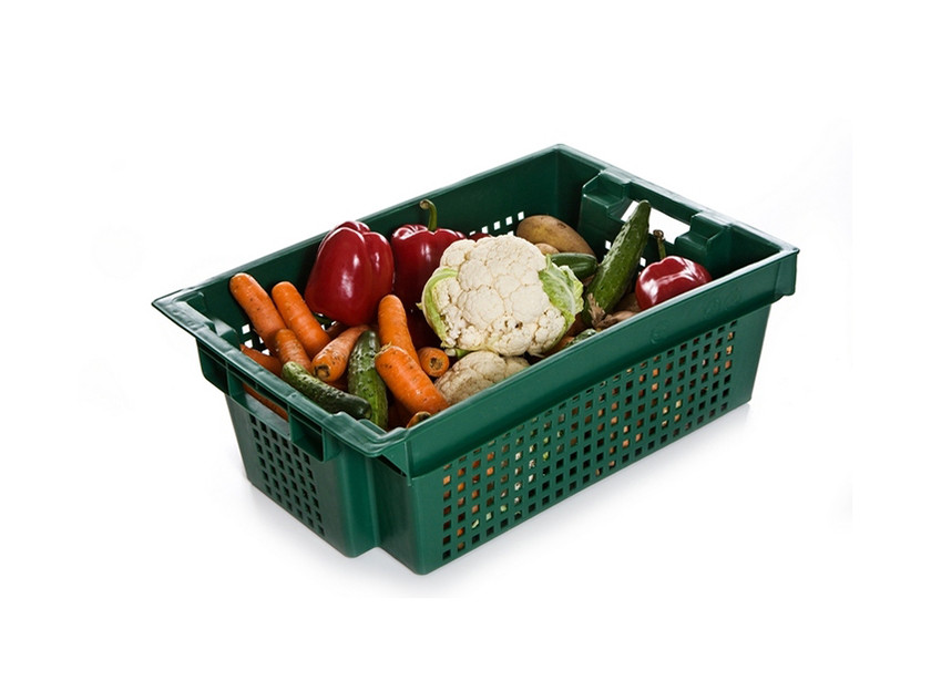 Ящики пищевые пластиковые перфорированные для хранения овощей фруктов мяса рыбы картошки яблок 172 - фото 2 - id-p1721508040