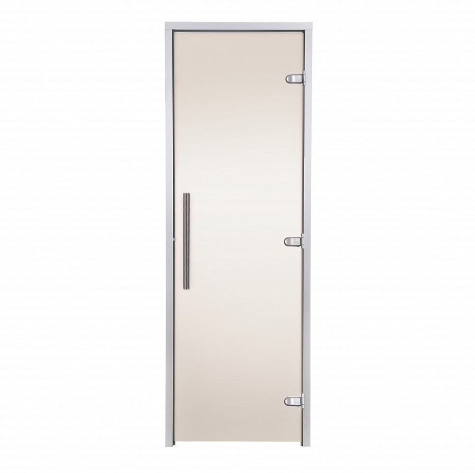 Стеклянная дверь для бани и сауны GREUS Premium 70х190 Матовая Бронза 