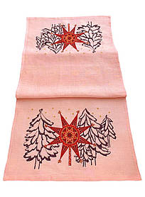 Доріжка вишита "Різдвяна зірка" (1,4м.*0,48м.)