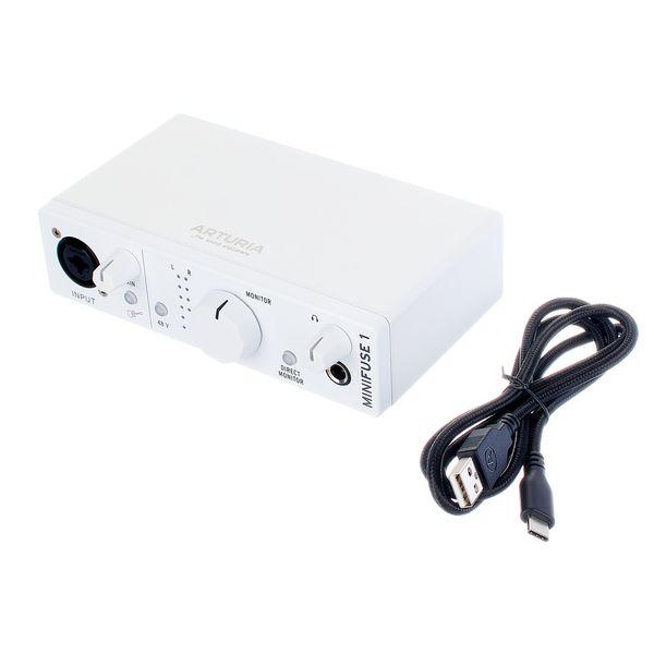 Аудіоінтрефейс Arturia MiniFuse 1 White, фото 1