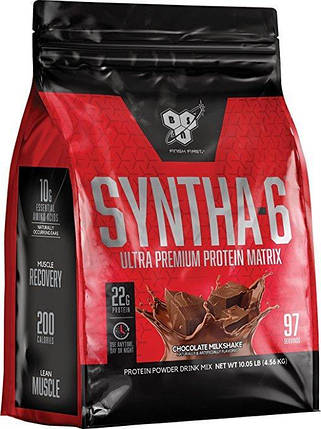 Протеїн BSN Syntha-6 4540 g Chocolate Milkshake, фото 1