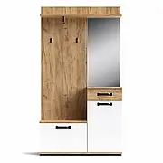 Передпокій Mosso MO6 Accord, колір дуб крафт золотий/білий платиновий