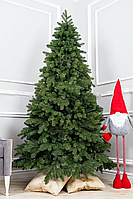 Новогодняя искусственная литая елка 1,5м "Премиум" зеленая
