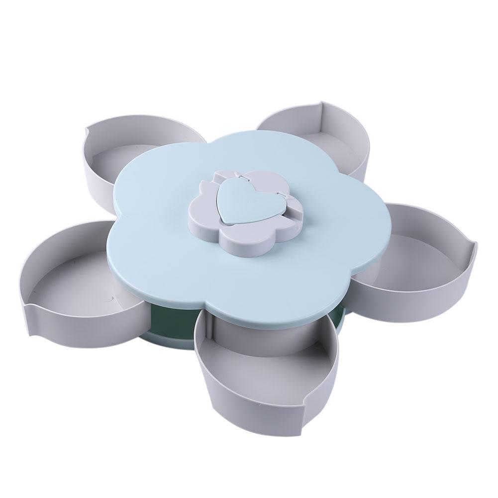 Раздвижная Менажница Органайзер для Сухофруктов и Конфет Candy Box Pattern Rotating + Подставка