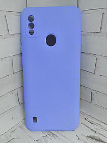 Чохол бампер накладка для ZTE Blade A51 протиударний фіолетовий