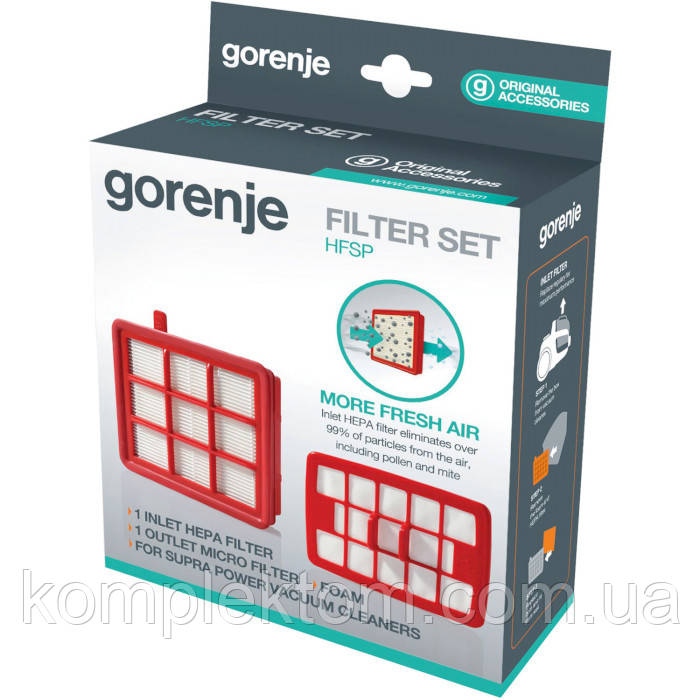 Набір фільтрів для пилососа Gorenje 466439